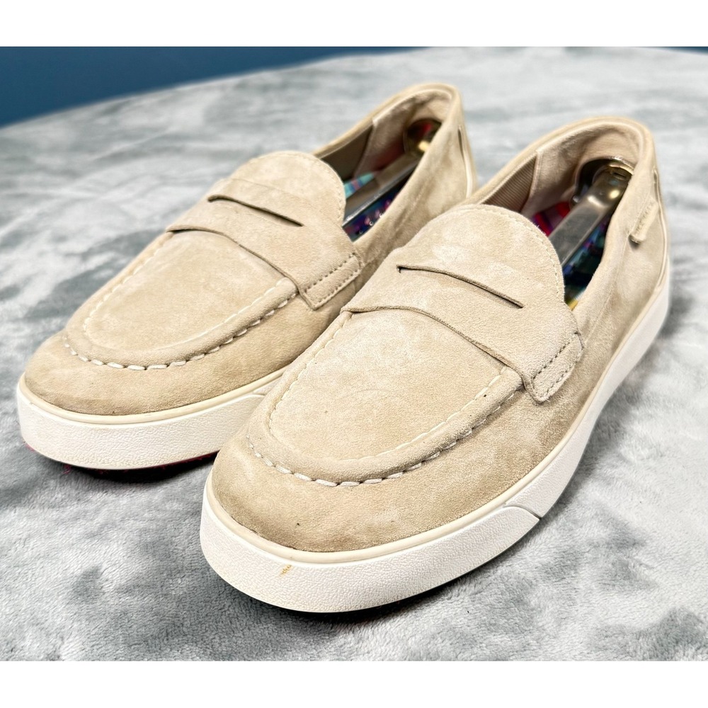 Cole Haan Grand 360 Penny Loafer Sneakers Womens 7.5B Tan Suede Slip On